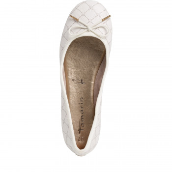 Tamaris cipő női Őszi-tavaszi Cream/Logo